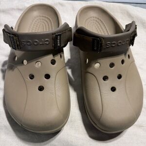 Khaki Crocs Ace golf size M 9 and W11